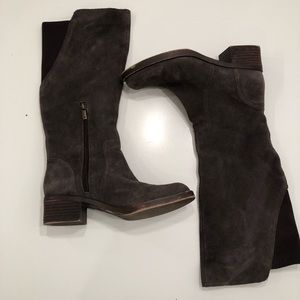 Lucky brand brown suede boots size 7M